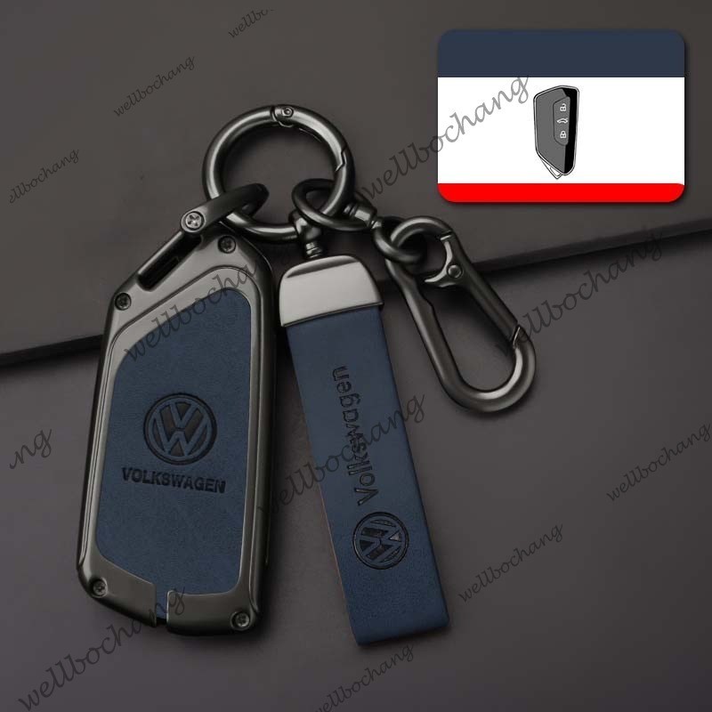 สังกะสีอัลลอยด์กุญแจรถสําหรับ VW Golf 8 MK8 ID.3 ID.4 สําหรับ Skoda Octavia A8 ที่นั่ง Cupra Forment