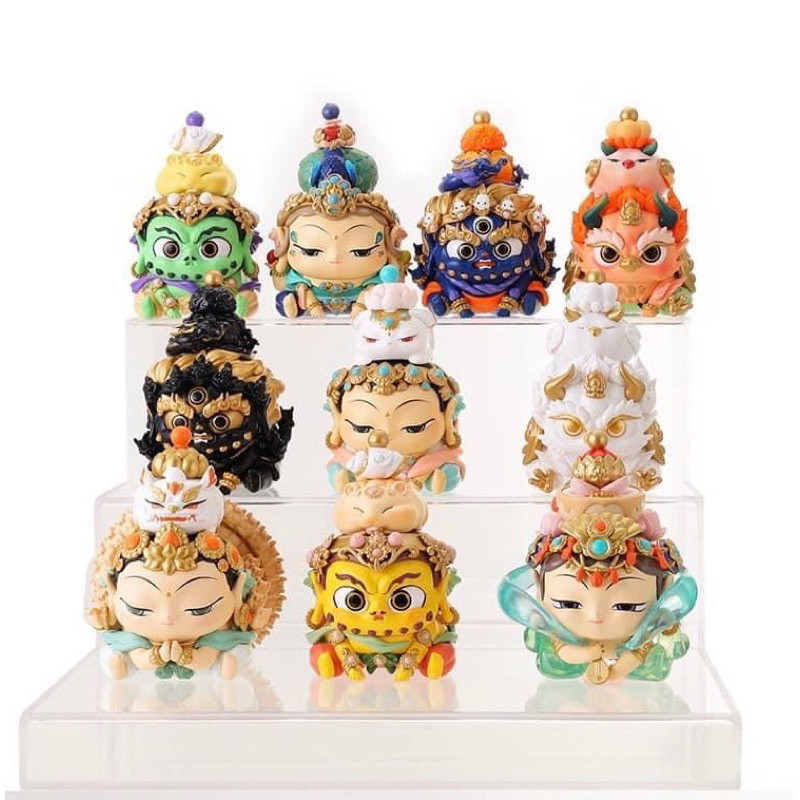 ของแท้100% กล่องสุ่มโมเดลสายมู FuFuTieTie, Root of wisdom blindbox series , Wealth God of five Road 