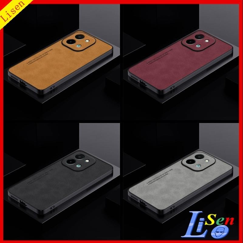 Vivo Y28 4G/Y18/Y03/Y17S/Y16/Y15S/Y01/Y22/Y22S/Y02A/Y02T เคสโทรศัพท์หนังธุรกิจ YBP