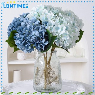 Lontime ไฮเดรนเยียประดิษฐ์ดอกไม้ผ้าไหมปลอมเหมือนจริงสีสันสดใ…