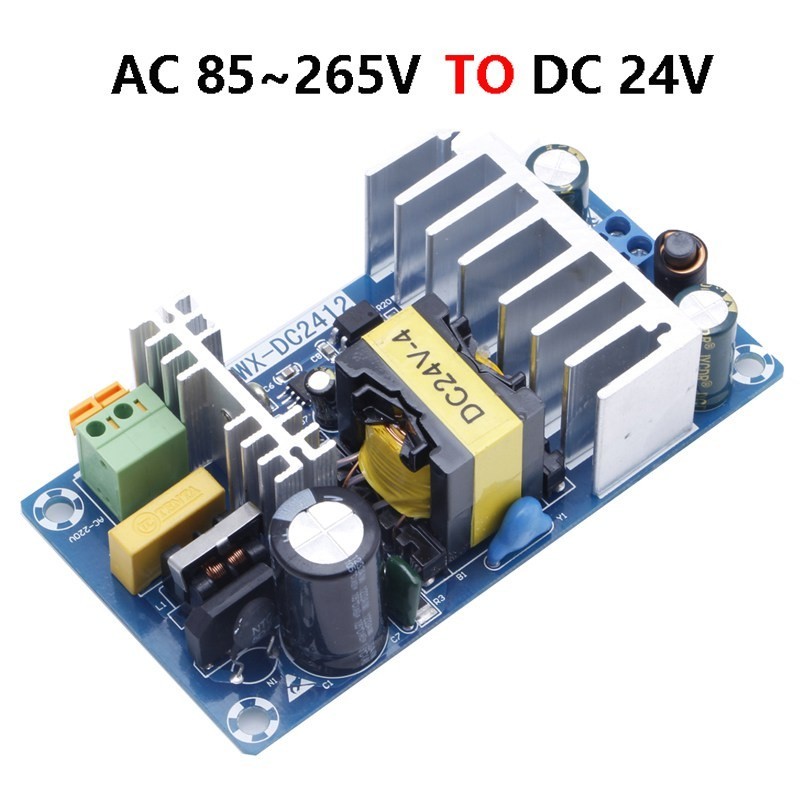 ✱AC 100-240V to DC 24V 6A 100W Power Supply Module Board Switch AC-DC Switch Power Supply Board