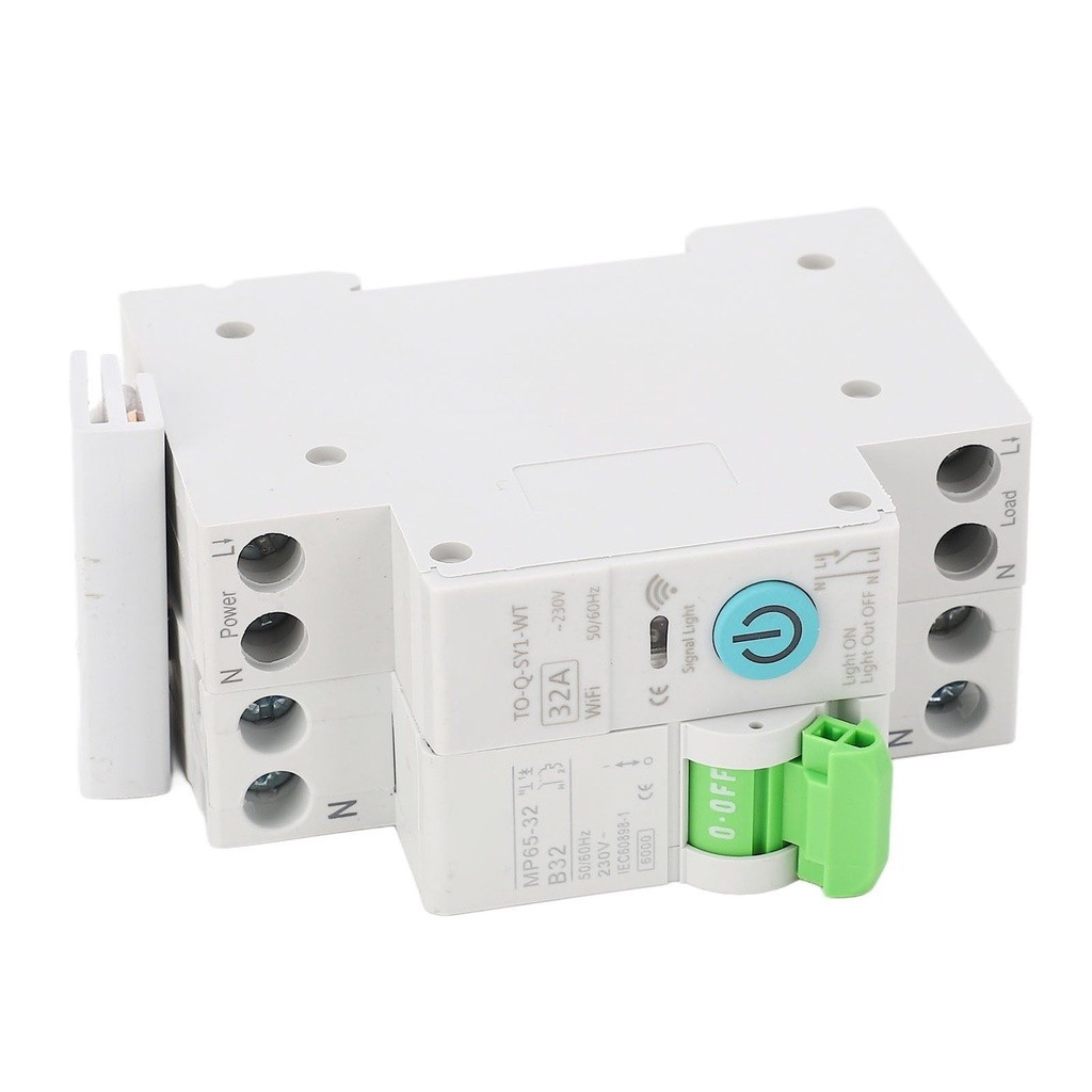✵Smart WiFi Circuit Breaker 3 Timing Modes 1P N Remote Control Intelligent Circuit Breaker AC230V Fl