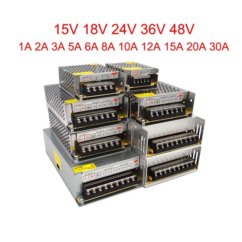 ★15V 18V 24V 36V 48V Power Supply Transformer 220V To 24V Switching Power Source Converter 220 To 24
