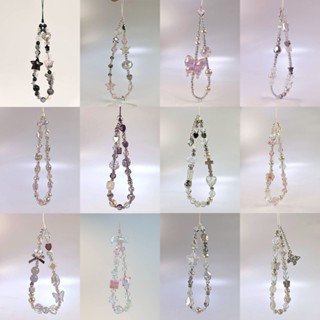 ย2เค เงินล้างดาวลูกปัดพวงกุญแจบนโทรศัพท์เสน่ห์น่ารักเชือกเส้…