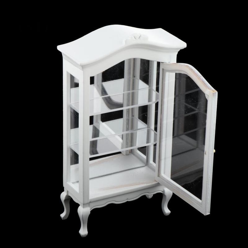 [Lstjj] 12th Dolls House Simulation Mini Furniture Cupboard Model Living Room Decor
