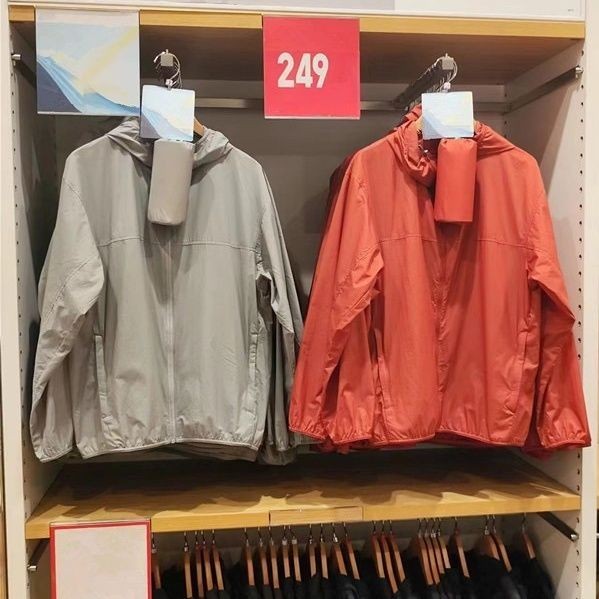 [จัดส่งตลอด 24 ชั่วโมง] ยู บ้าน 2024 ฤดูร้อนสไตล์ใหม่ ทั้งหมด-จับคู่ แบบพกพาป้องกันแสงแดดเสื้อผ้าป้องกันรังสีอัลตราไวโอเลตแจ็คเก็ตคลุมด้วยผ้าเสื้อผ้าป464023