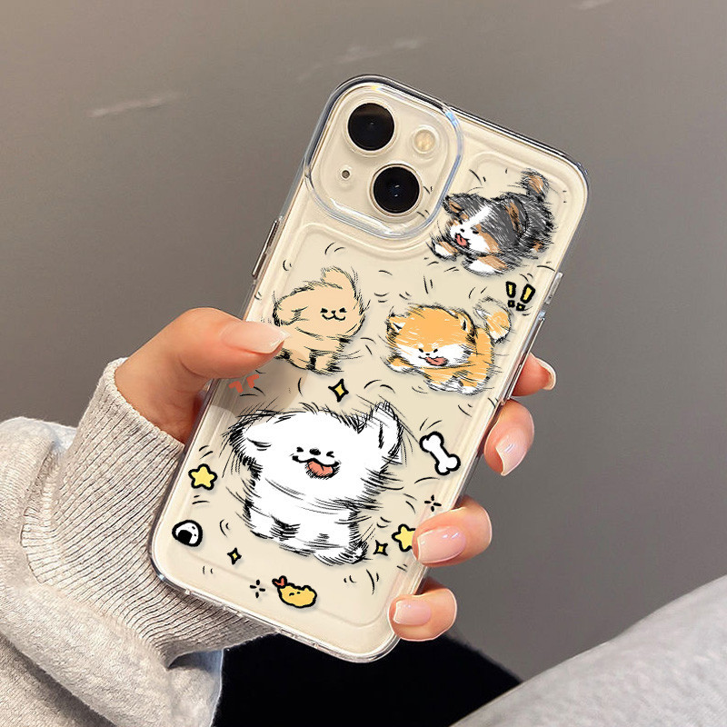 ❤️9-19บาท❤️เคสโทรศัพท์ เคส for iPhone 11 13 14 15 12 Pro Max XR 7 8 Plus XS Max เคสไอโฟน11 Space Tpu เคสขอบนุ่มบางพิเศษ - รูปที่ 2