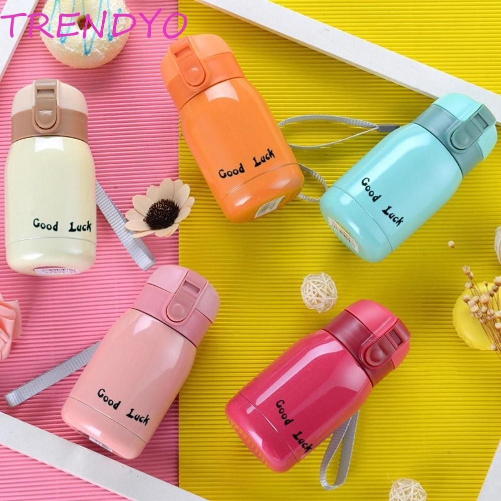 Trendyo ขวดน่ารักสําหรับเด็กเด็ก Mini Colourful Travel Thermocup