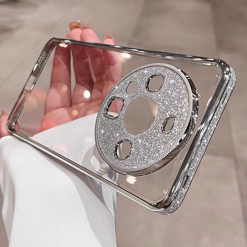 เลนส์แวววาวปกป้องเคสอะคริลิคใสสําหรับ Vivo X100 X100S Pro Case X100Pro เคสโทรศัพท์