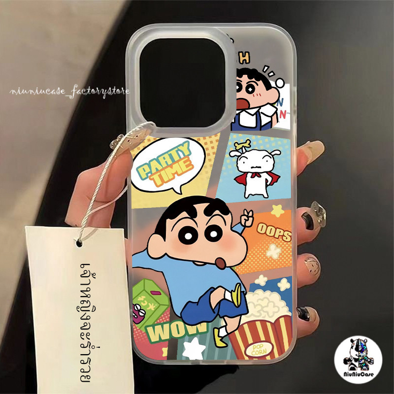 niuniu- เด็กซน Pattern เคสโทรศัพท์ โปร่งแสง For เคสไอโฟน11 iPhone 11 12 13 14 15 Pro Max X 7 Plus XR เคส ซิลิโคนนุ่ม ราคา ถูกที่สุด ดีลบีเคเค รูปภาพหลัก