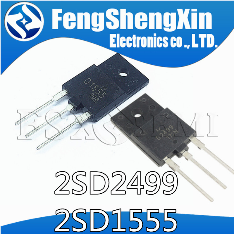 5 ชิ้น 2SD2499 2SD1555 TO3PF D2499 D1555 TO-3PF TO-3P NPN TRIPLE DIFFUSED MESA TYPE (HORIZONTAL DEFL
