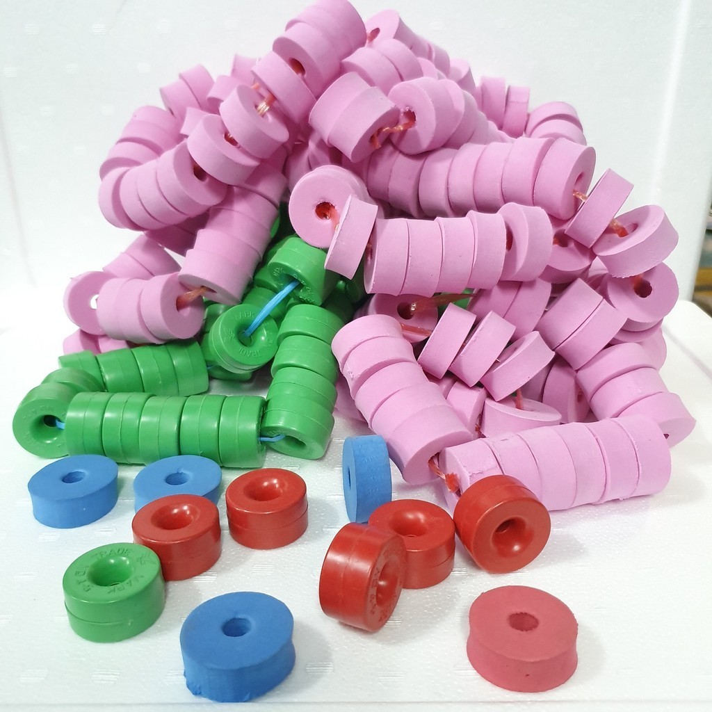 ทุ่นลอยน้ำ ถุงล่ะ( 50ลูก/70บาท) แบบ โฟม , พลาสติก