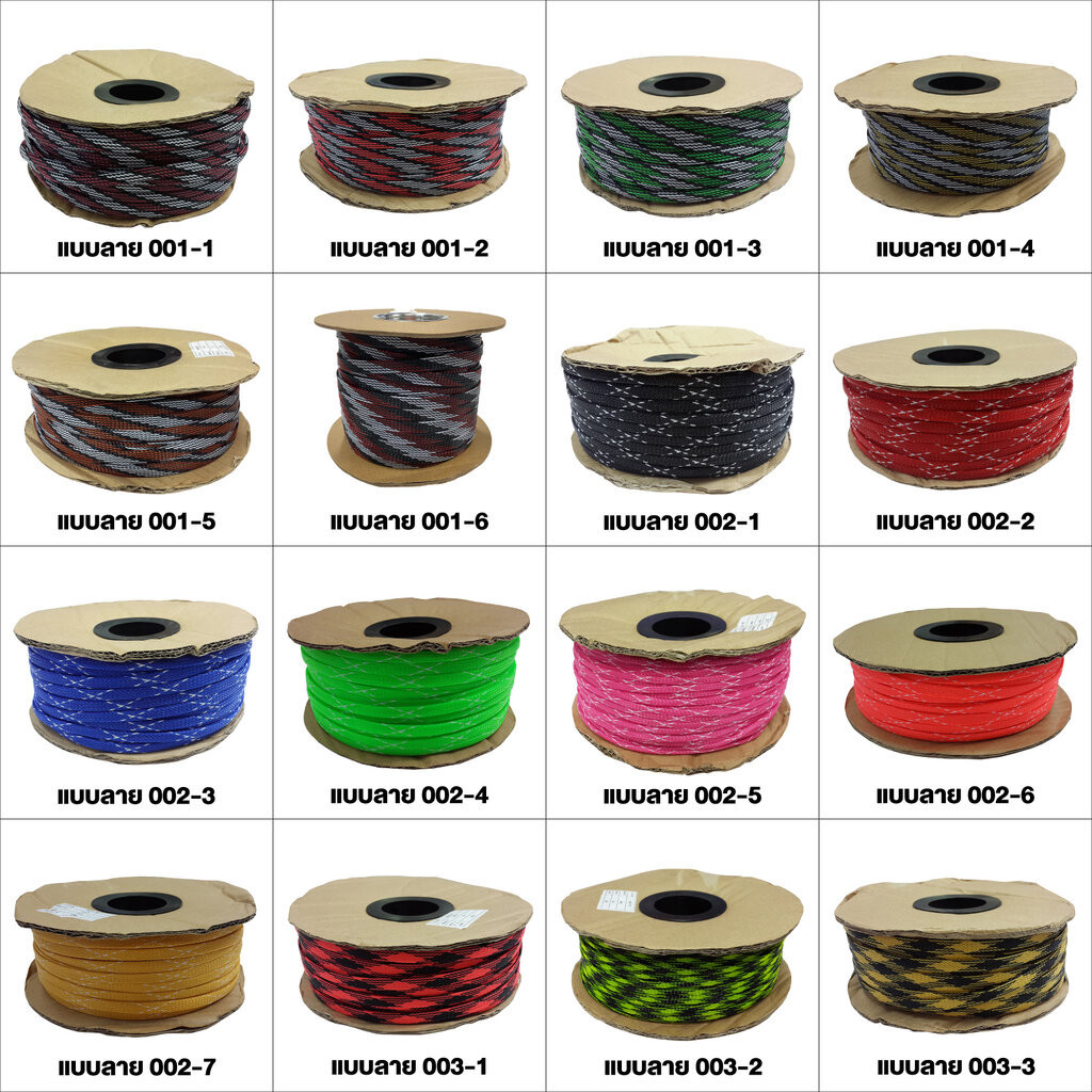 [ 1 เมตร ] สายถัก 4mm Expandable Braided Cable Sleeving ปลอกหุ้มสายไฟไนล่อน อย่างหนา ทนความร้อน Cable Sleeving ปลอกหุ...