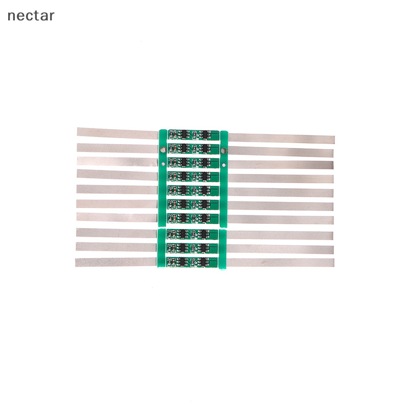 Tar 10 ชิ้น 2A BMS PCM ป้องกันสําหรับ 3.7V 18650 Li-ion ลิเธียมบัดกรีเกินฟังก์ชั่นป้องกัน N