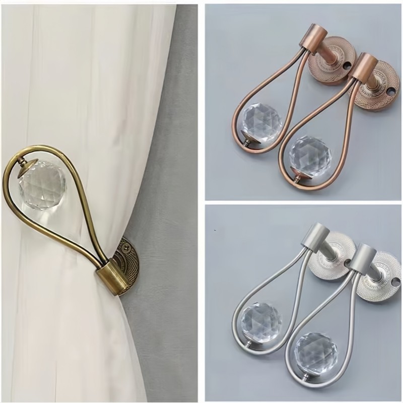 แนะนำ ผ้าม่าน ผ้าม่านคริสตัลตะขอและตะขอโลหะผสม, ตะขอติดผนัง, ตะขอเพดาน, อุปกรณ์เสริมผ้าม่าน, ตะขอแขวนผ้าม่านแบบเจาะรู ราคาพิเศษ มีเก็บเงินปลายทาง