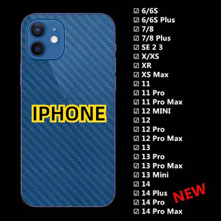 🔥WOW🔥สินค้า1บาท ฟิล์มกันรอยหลัง เคฟล่า17 16 13 12 14 15 11PRO MAX 7 8 6plus 7Plus 8plus XS XR XSMAX 11 11pro 11promax#KL