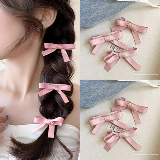 1 ชิ้นผู้หญิงหวานสาวน่ารัก Bowknot Hairpin กิ๊บติดผม Headwear เครื่องประดับผม