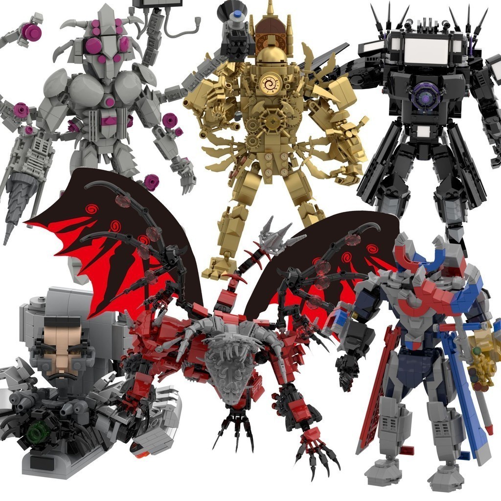 (คลังสินค้าพร้อม) อัพเกรด Titan Lego Skibidi Toilet Titan Tv Man v3 /Titan cameraman อัพเกรด/Titan D