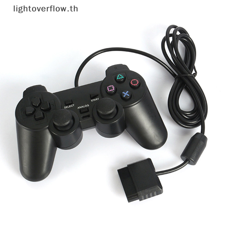 SONY [lightflow] 1 ชิ้นใหม่ล่าสุดการเชื่อมต่อแบบมีสายGamepadสําหรับSony PS2 ControllerสําหรับSony PS2/PSX JoyสําหรับSony PSone JoypadแบบมีสายController [TH]