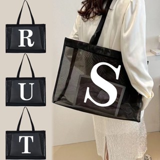 กระเป๋าเดินทาง กระเป๋าจัดระเบียบ กระเป๋าถือใสแบบตาข่าย กระเป…