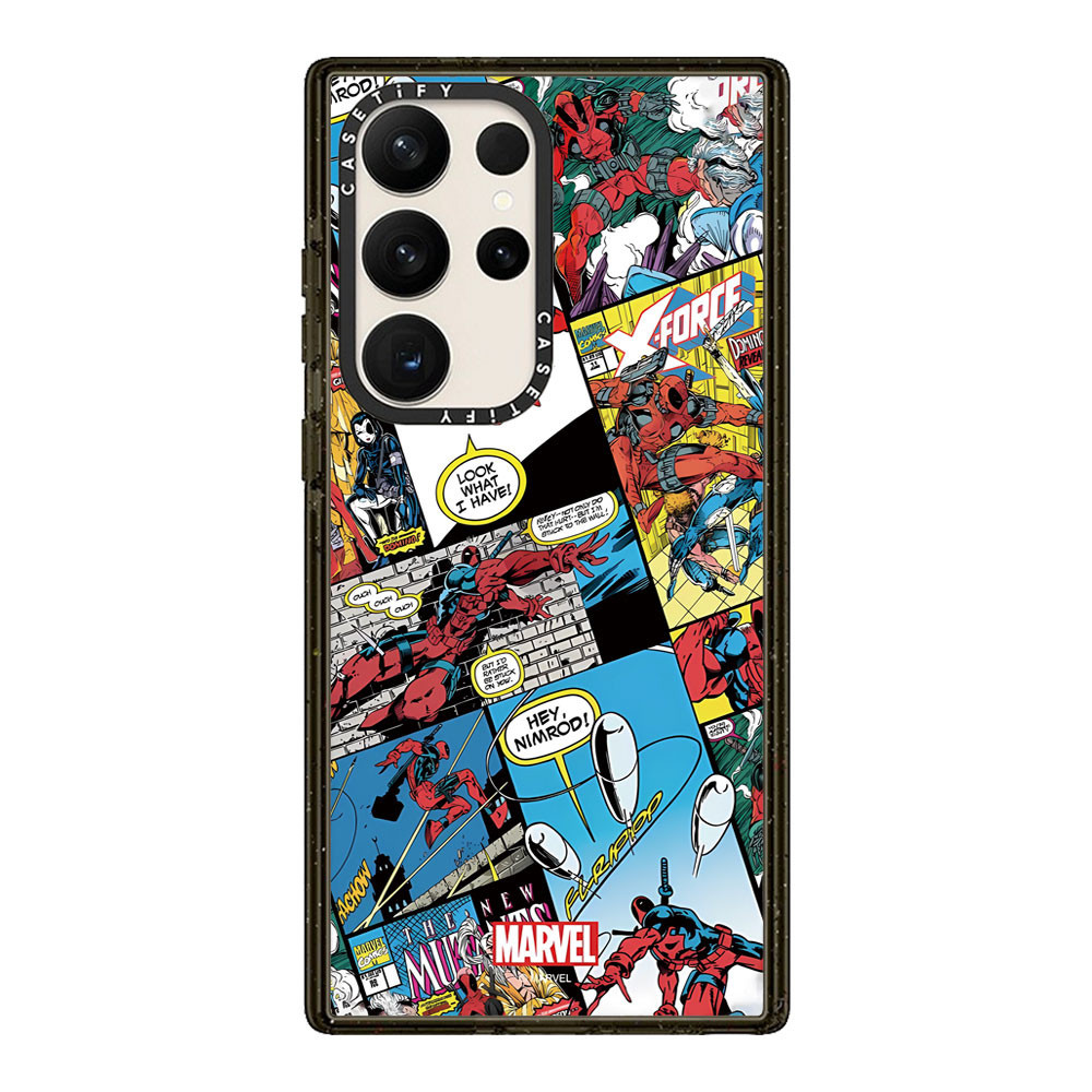 Casetifg Deadpool Wolverine กันกระแทกแม่เหล็กเคสโทรศัพท์พร้อมกล่องสําหรับ Samsung Galaxy S25 S24 S23 S22 Ultra Plus Clear Strong Anti Drop ฝาครอบซิลิโคนนุ่มด้านข้างป้องกันปลอก - รูปที่ 4