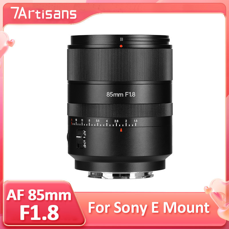 7artisans 85mm F1.8 Auto Focus STM Full Frame รูรับแสงขนาดใหญ่เลนส์ Prime สําหรับกล้อง Sony E-Mount