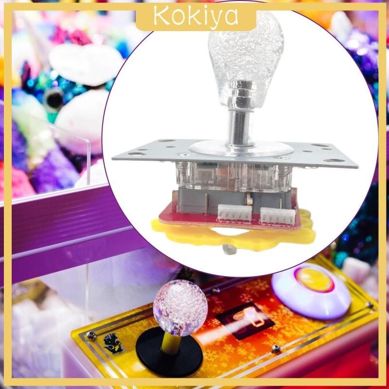 [Kokiya] Led อาเขตจอยสติ๊กเรืองแสงจอยสติ๊กอุปกรณ์เสริมจอยสติ๊กพร้อมที่จับสั้นสําหรับเกม Pusher
