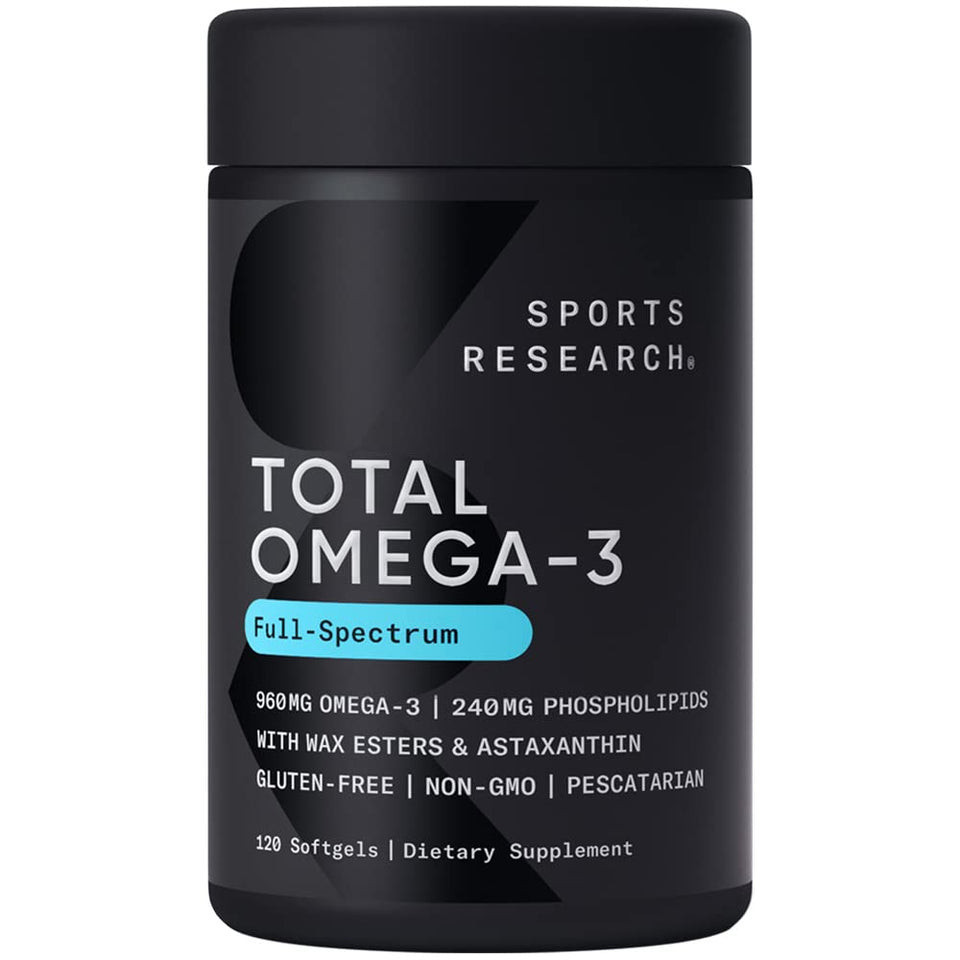 การวิจัยกีฬา น้ํามันปลา Total Omega-3 จากปลาแซลมอน Sockeye Wild, Alaska Pollock, Antarctic Krill, As