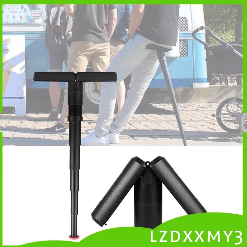 [Lzdxxmy3] Outdoor W/ Bag Anti-Slip Gimbals Folding Stool Portable @Cane Stick Telescopic