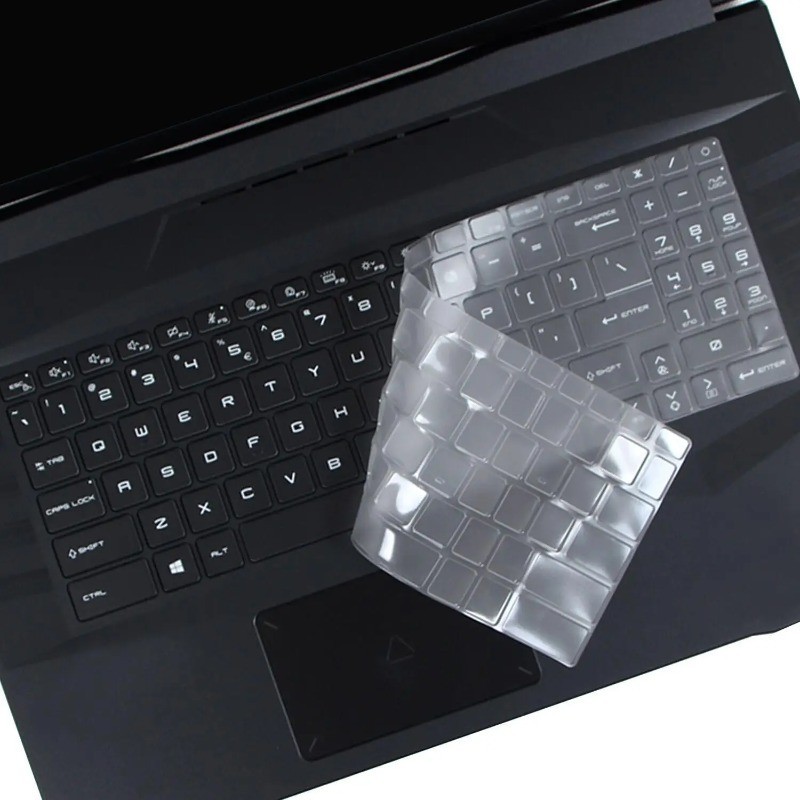 แป้นพิมพ์ซิลิโคนฝาครอบแล็ปท็อปสําหรับ MSI Cyborg 15 AI A1V / MSI Stealth 16 AI Studio A13V A13VF / M