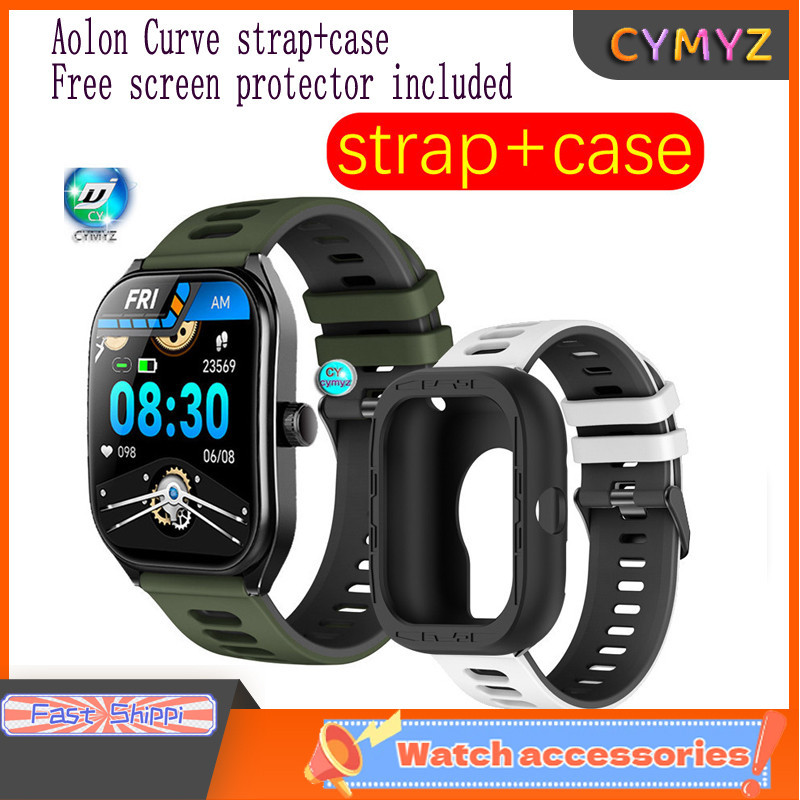 สําหรับสาย Aolon Curve สายซิลิโคนสําหรับ Aolon Curve สายนาฬิกาอัจฉริยะ สายรัดข้อมือกีฬา Aolon Curve 