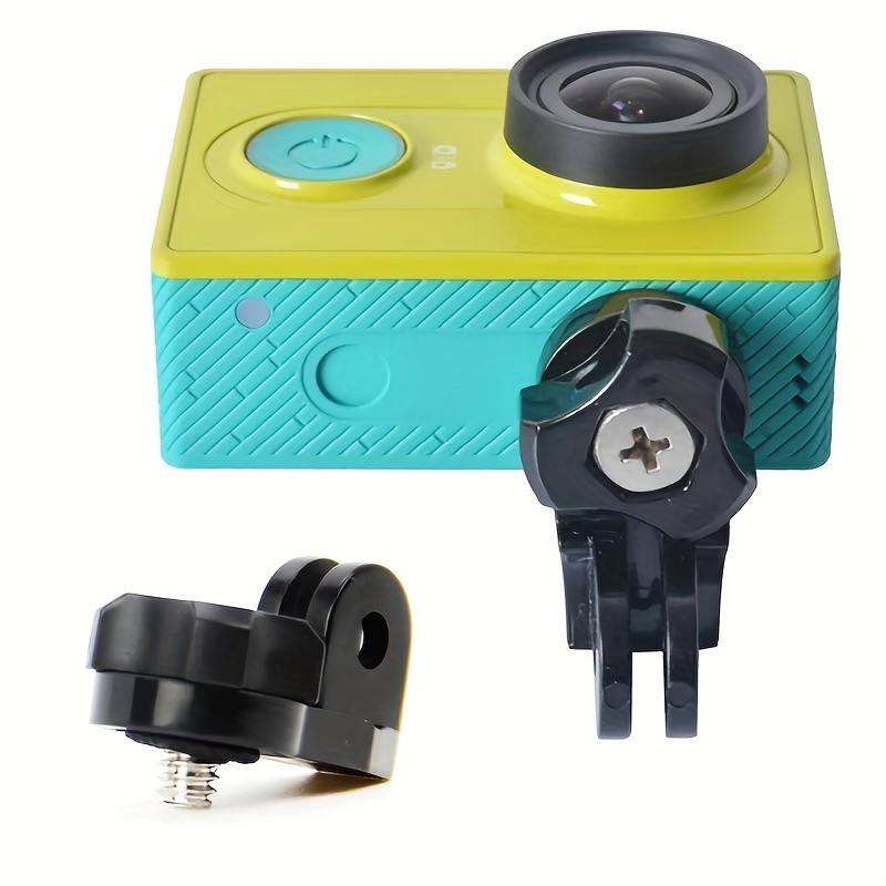 อะแดปเตอร์ Gopro สําหรับ Sony Action Cam 2 ชิ้น - เหมาะสําหรับความสามารถในการยึดสกรูขนาด 1/4 "สําหรับ Hdr As20, As30V, As15V, As200V, As300 - วัสดุ Abs ทนทาน