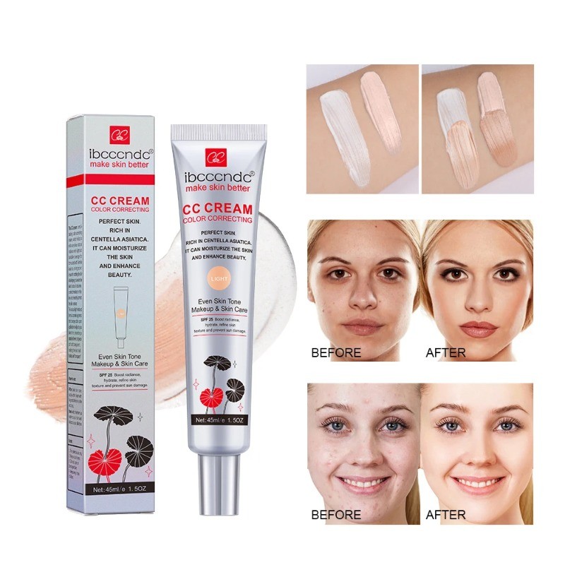 Erborian Correcting CC Cream Moisturizing Waterproof Anti-sweat Makeup Before Concealer Lasting Women Makeup Protect Skin