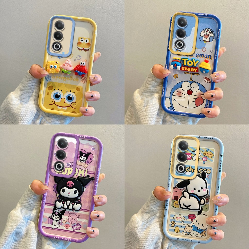 เคส OPPO A3 PRO 5G ซิลิโคนตุ๊กตาป้องกันการวางโทรศัพท์กรณีป้องกัน