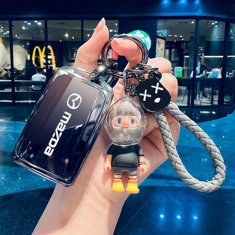 เคสกุญแจ Mazda ปลอกกุญแจรถ Mazda 2 3 6 cx5 cx4 cx50 cx30 2024 เคสกุญแจรถยนต์ เคสกุญแจรีโมทรถยนต์