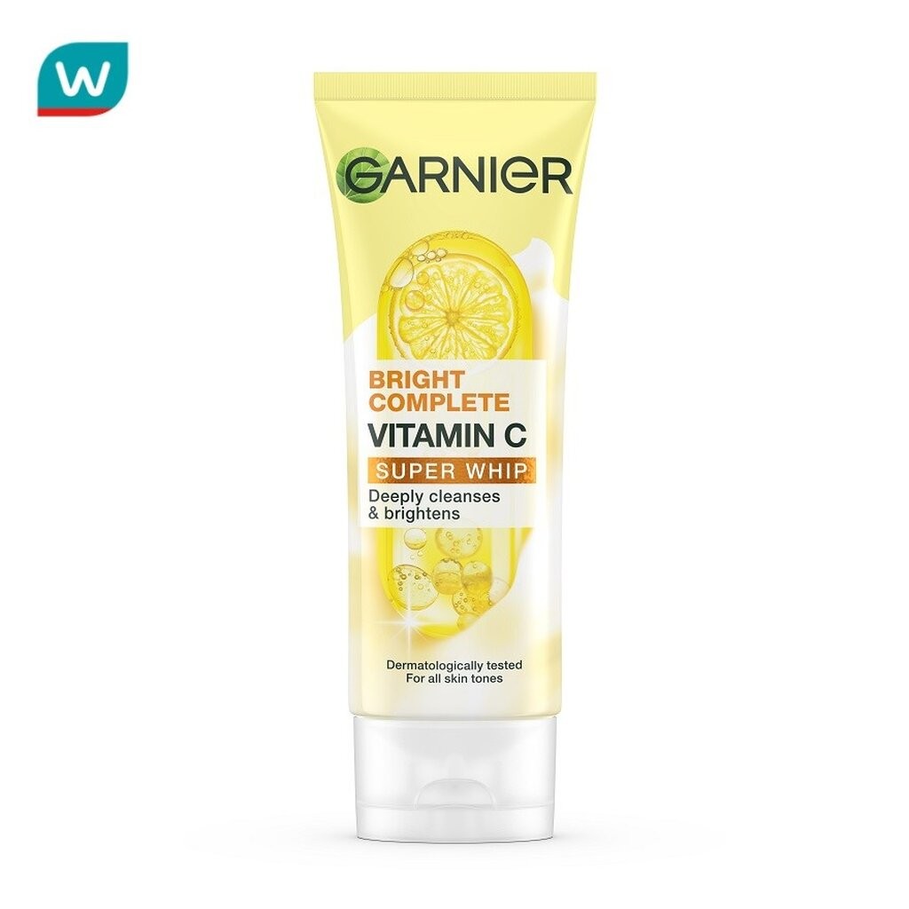 Garnier การ์นิเย่ ไบรท์ คอมพลีท วิตามินซี ซูเปอร์ วิป 100 มล.
