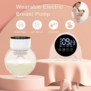 💕เครื่องปั๊มนมไฟฟ้า แถมจุกนมหลอก 3โหมด เครื่องปั้มนมไร้สาย ไ…