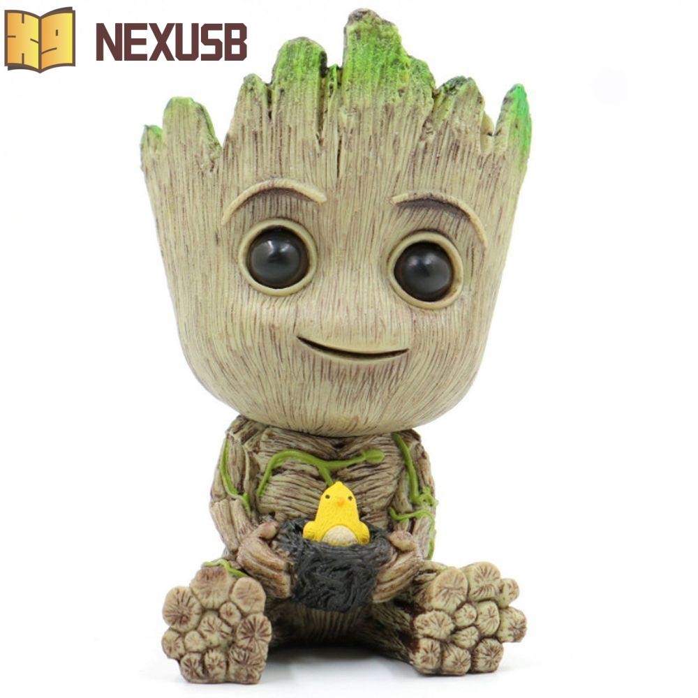 Nexusbeam Groot Action Figure ของเล่นเด็กรูปของเล่น Mini Groot Avengers Marvel 6 ซม.ตุ๊กตา