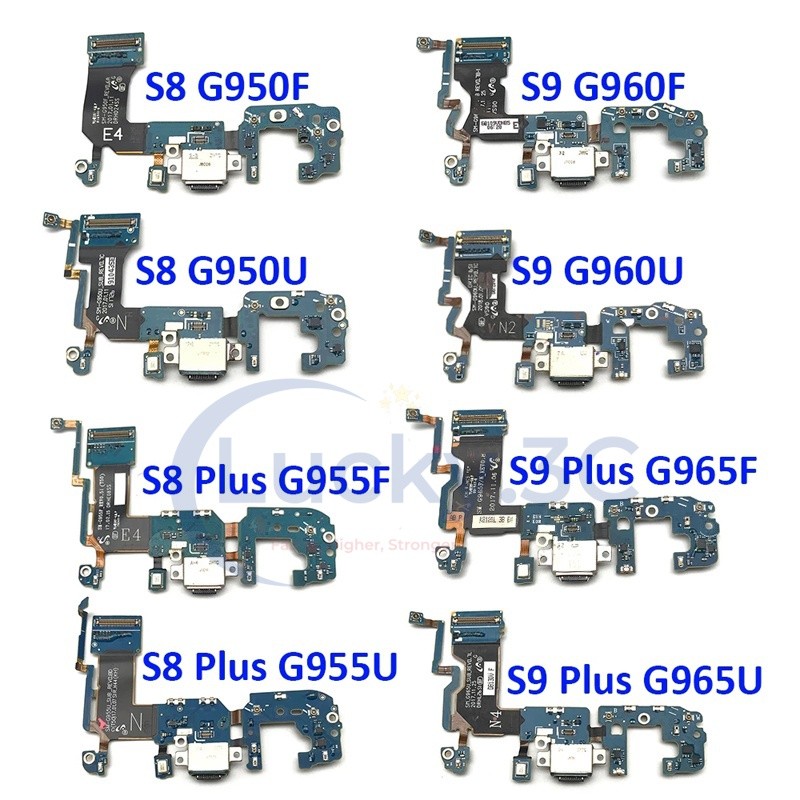 สําหรับพอร์ตชาร์จ Flex สําหรับ Samsung Galaxy S8 S9 Plus G950F G950U G955F G955U G960F G960U G965F G