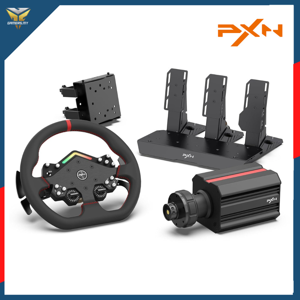 PXN V12 Lite Direct Drive Racing Wheel พร้อม 6Nm Force Feedback & Pedals สําหรับ PS4, PC, Xbox Serie