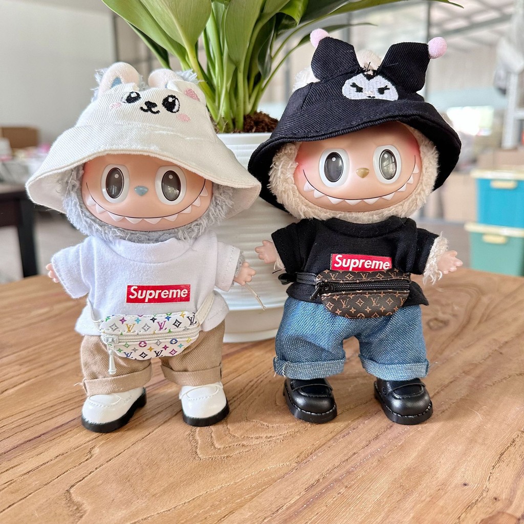 หนึ่ง/วินาทีรุ่น labubu นั่งพรรคเสื้อผ้าเด็กสูทอินเทรนด์
