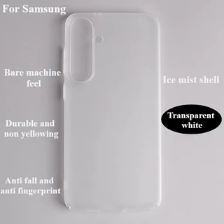 เคสโปร่งใสบางเฉียบ A05S A56 5gไม่เหลืองลดลายนิ้วมือตกค้าง For Samsung A15 A34 A35 A36 A54 A55 5g 4g