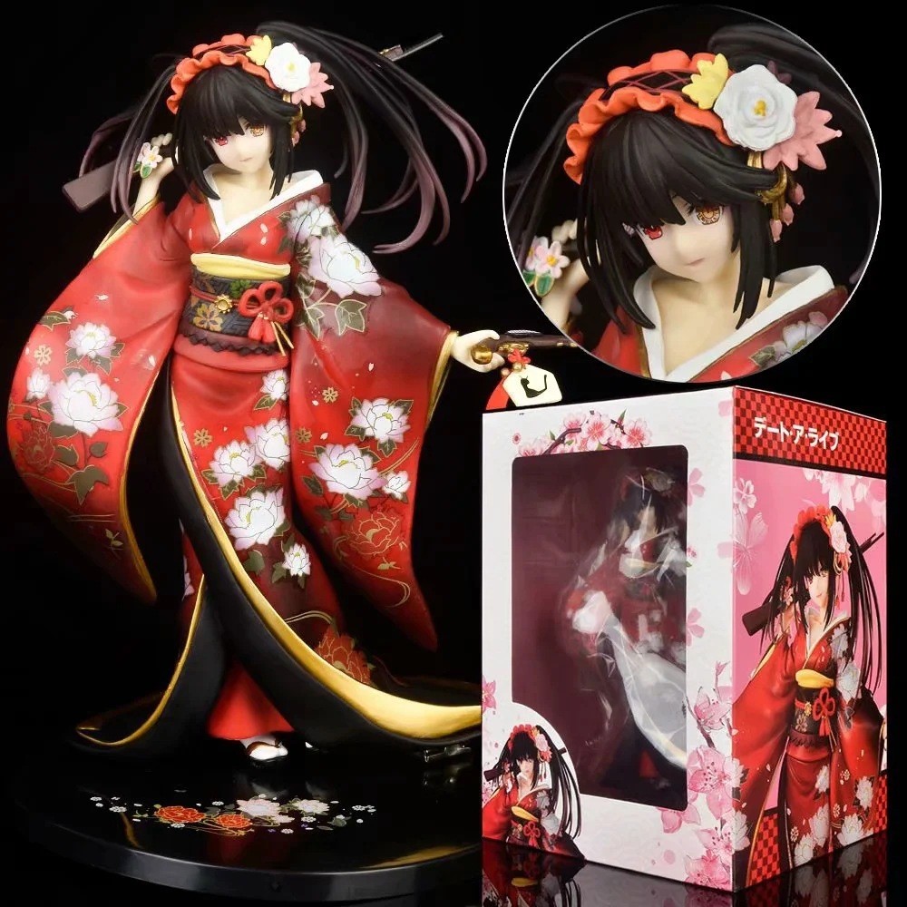 Date A Live tokisaki Kurumi Kurumi Yanzi kimono Boxed FIGURE