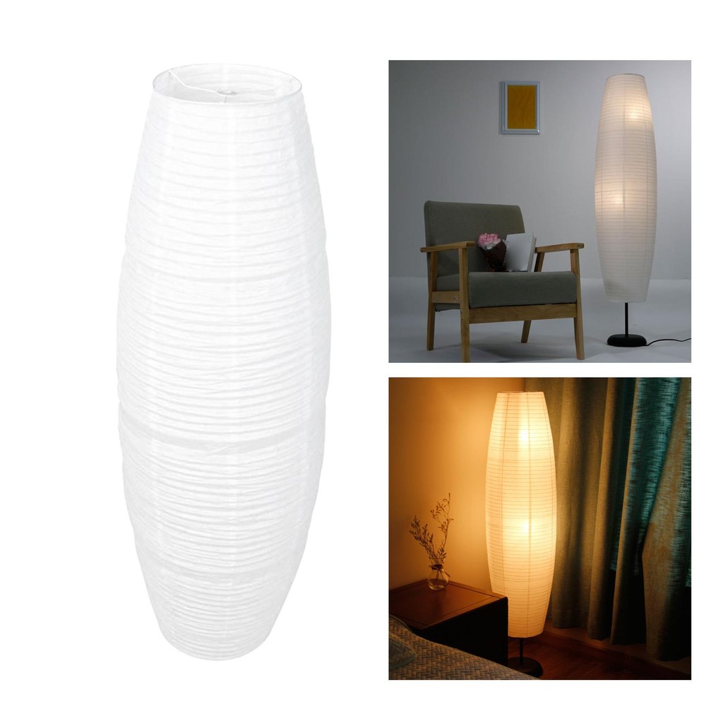 [Lszcx6l ] โคมไฟกระดาษสีขาว Shade Nordic 100x32 ซม.โคมไฟยืนสําหรับห ้ องนั ่ งเล ่ นห ้ องนอน