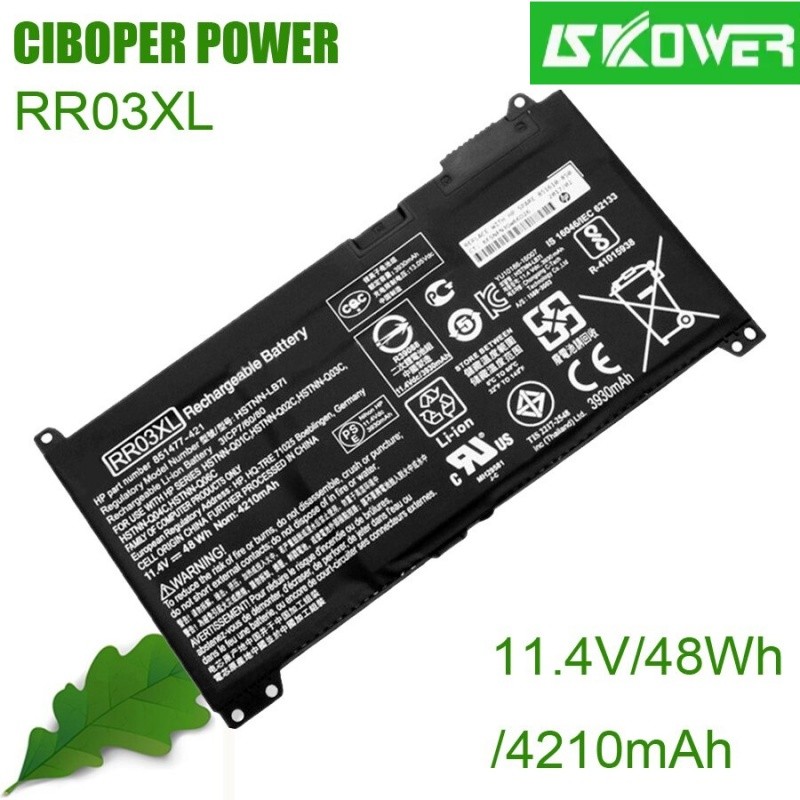 ✿จริง แบตเตอรี่แล็ปท็อป RR03XL For 430 440 450 455 470 G4 Series HSTNN-LB7I HSTNN-PB6W HSTNN-UB7C HT