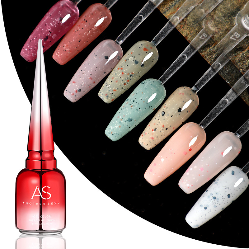 ASฝาแหลม ANF สีเกล็ดน้ำตาลนม - wenails