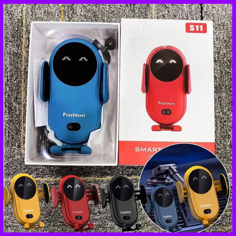 Smart Wireless Car Charger 30W ผู้ถือโทรศัพท์ในรถยนต์สำหรับ iPhone Xiaomi Huawei โทรศัพท์มือถือไร้สา