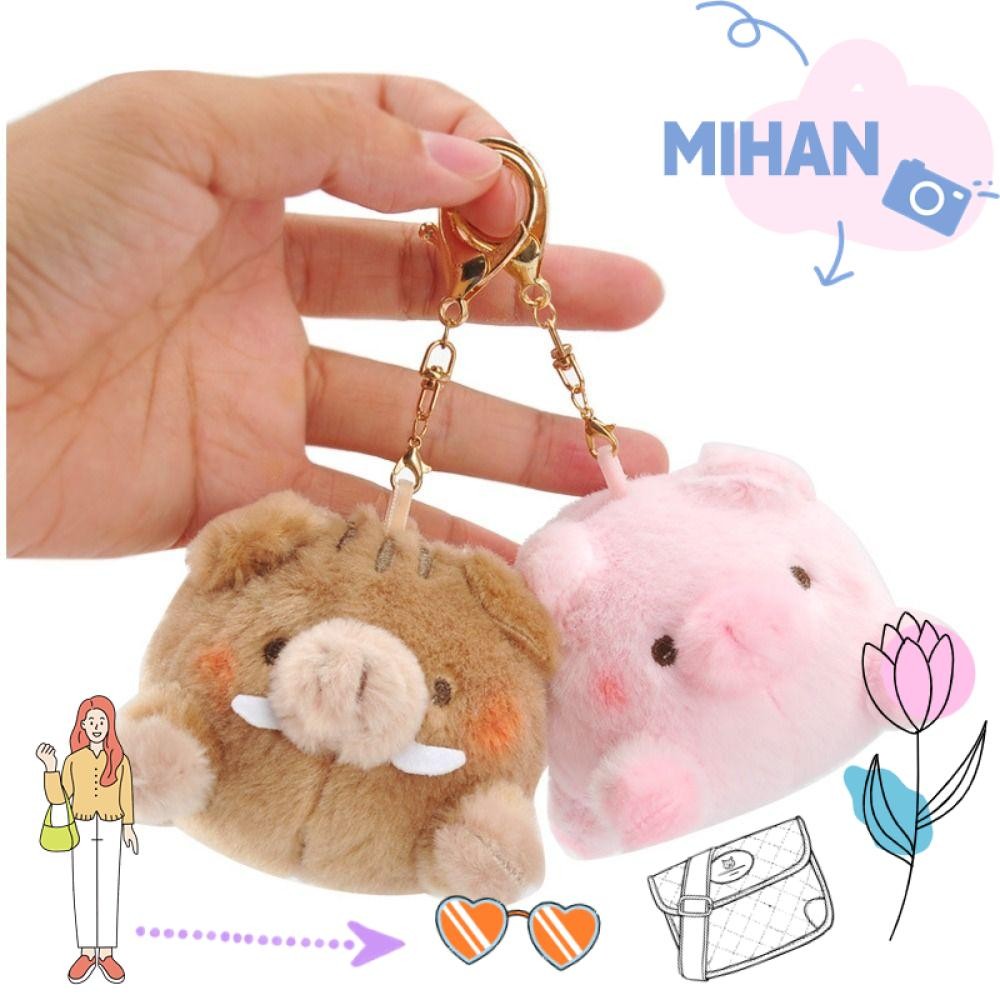 Mh พวงกุญแจตุ๊กตาสัตว์,จี้ตุ๊กตาหมู Kawaii Diy Piko, ของขวัญแฟชั่นจี้กระเป๋าสร้างสรรค์