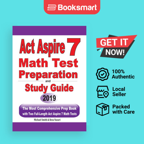 ACT Aspire 7 Math Test เตรียมและคู่มือการศึกษา - ปกอ่อน - อังกฤษ - 9781646125319