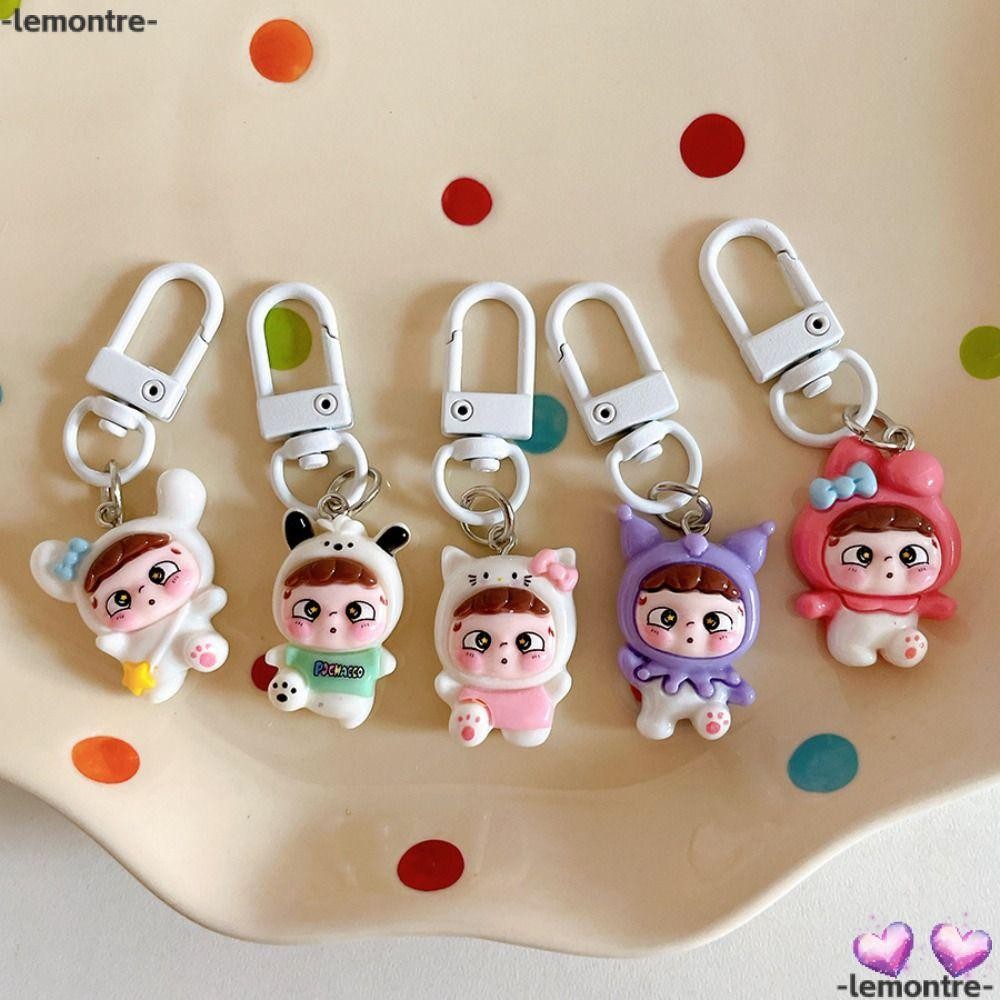 Lemontre Heyone Ozai พวงกุญแจ, การ์ตูน Sanrio จี้ห้อยกระเป๋า, คอสเพลย์เรซิ่นของขวัญพวงกุญแจรถ